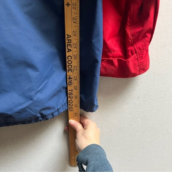 Taiga 2 toned long lined goretex hooded rain outdoor soft shell jacket Sz XL - Picture 13 of 15